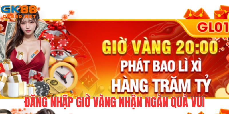 Người chơi đăng nhập 20h mỗi ngày để được nhận lì xì ngẫu nhiên